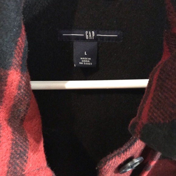 Plaid belted coat with 3/4 sleeve - Picture 2 of 4